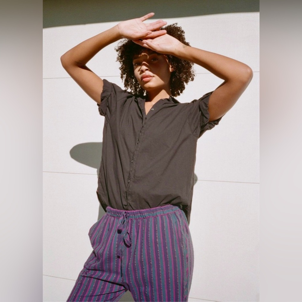 Xírena indigo striped Kalvyn drawstring pant size M